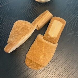 Donald Pilner Leslie Shearling Slides